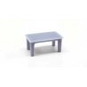 Common Dining Table -- Unpainted, HO, All Scale Miniatures 8711018