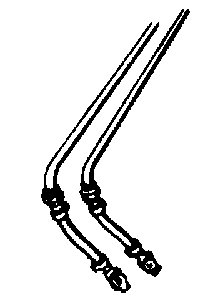 Air Hose -- Steam Freight Locomotives, HO, Cal Scale 319