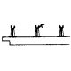 Needlebeam & Queenpost Sub-Assembly -- DRGW High-Side Gondolas, HO, Grandt Line Products Inc 5128