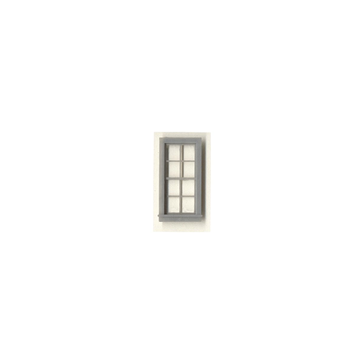 Double-Hung Windows -- 8-Pane - Scale 27 x 64′ 68.6 x 163cm pkg(4), O, Grandt Line Products Inc 3703