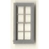 Double-Hung Windows -- 8-Pane - Scale 27 x 64′ 68.6 x 163cm pkg(4), O, Grandt Line Products Inc 3703