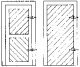 Shed Doors -- Diagonal Sheathed, O, Grandt Line Products Inc 3610