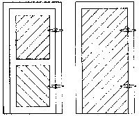Shed Doors -- Diagonal Sheathed, O, Grandt Line Products Inc 3610