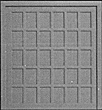 Doors (White Styrene) -- 30-Panel Wood pkg(2), HO, Pikestuff 1101