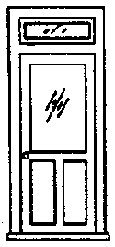 Doors -- Scale Width: 36′ (Includes Windows & Transom), HO, Grandt Line Products Inc 5134