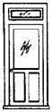 Doors -- Scale Width: 36′ (Includes Windows & Transom), HO, Grandt Line Products Inc 5134