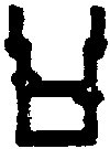 Freight Car Stirrups pkg(10) -- Straight Double Step - Side Mount, HO, Tichy Train Group 3045