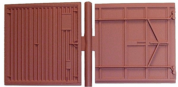 Plug Doors pkg(4) -- 10′ Standard Youngstown, HO, Accurail Inc 110