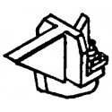 Fuel Tank Brackets -- GE-Style pkg(4), HO, Details West 240