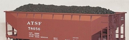 Magnetic Coal Load pkg(48) -- For Accurail 7700-Series Offset-Side Twin Hopper, HO, Accurail Inc 354