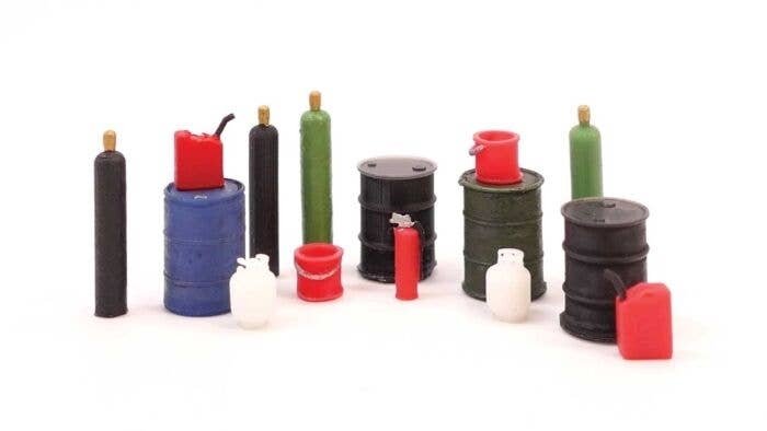 15 Piece Garage Detail Kit, HO, All Scale Miniatures 870903