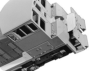 Safety Tread & Step Kit (Photo-Etched Brass) -- For Athearn SW1500 & SW1000, HO, Cannon & Company 2002