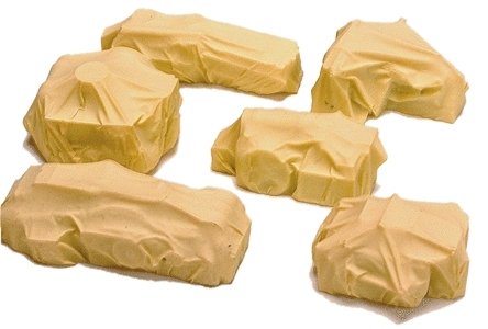 Cast Resin Freight Car Load -- Wrapped Machinery - 6 Assorted Pieces, HO, Chooch Enterprises 7220