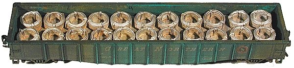 Cast Resin Freight Car Load -- Wire Coil for Gondola (car sold separately), HO, Chooch Enterprises 7229