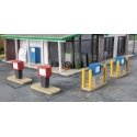 Gas Station Details -- Kit, HO, Walthers Cornerstone 3545