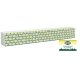 Wrapped Lumber Load for WalthersMainline 72′ Centerbeam Flatcar -- Irving Lumber (yellow, gr, HO, Walthers SceneMaster 3163
