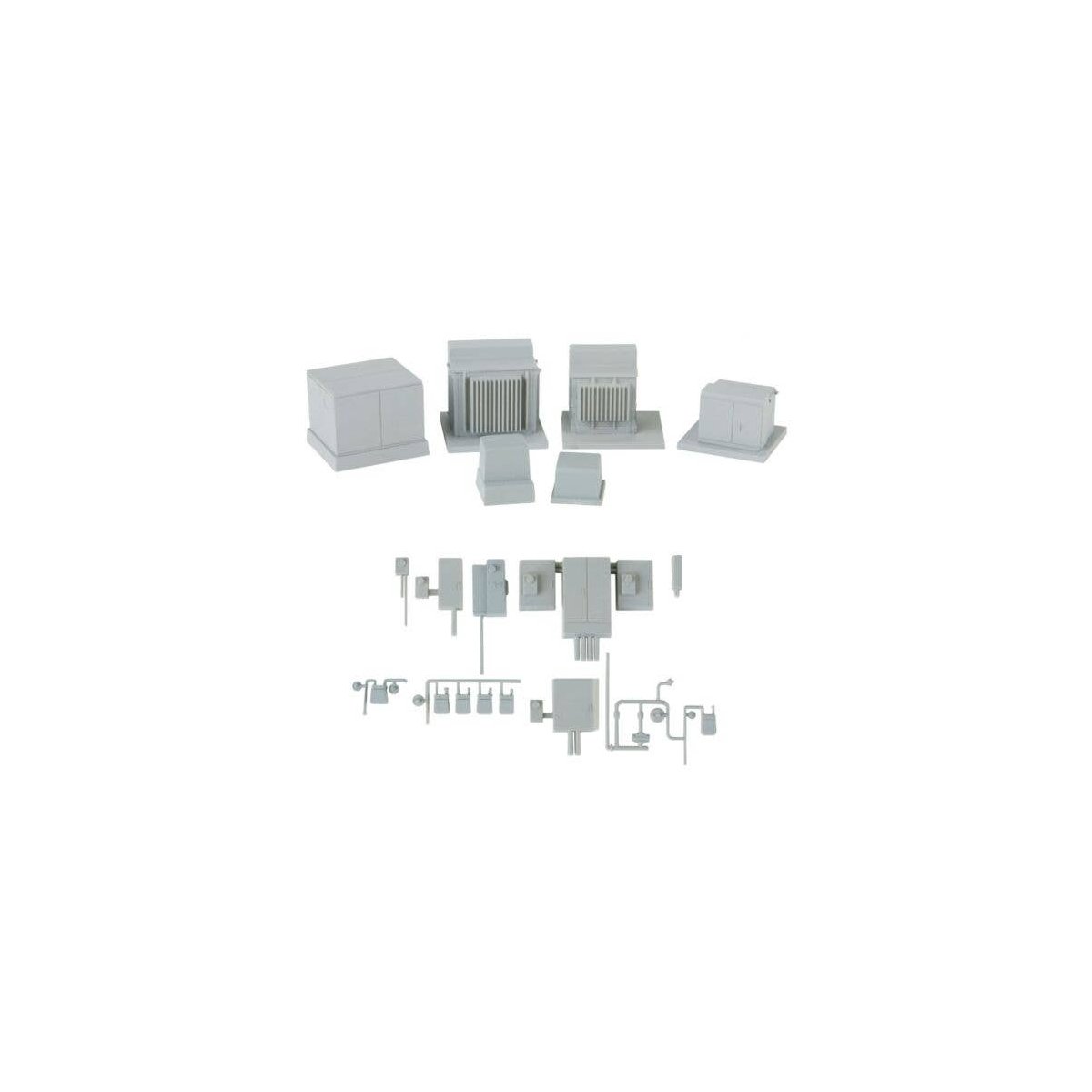 Modern Industrial Park Series -- Electrical Fixtures - Kit, HO, Walthers Cornerstone 4075