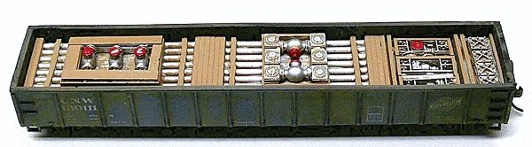 Cast Resin Freight Car Load -- Oil Pipe Connector, HO, Chooch Enterprises 7244