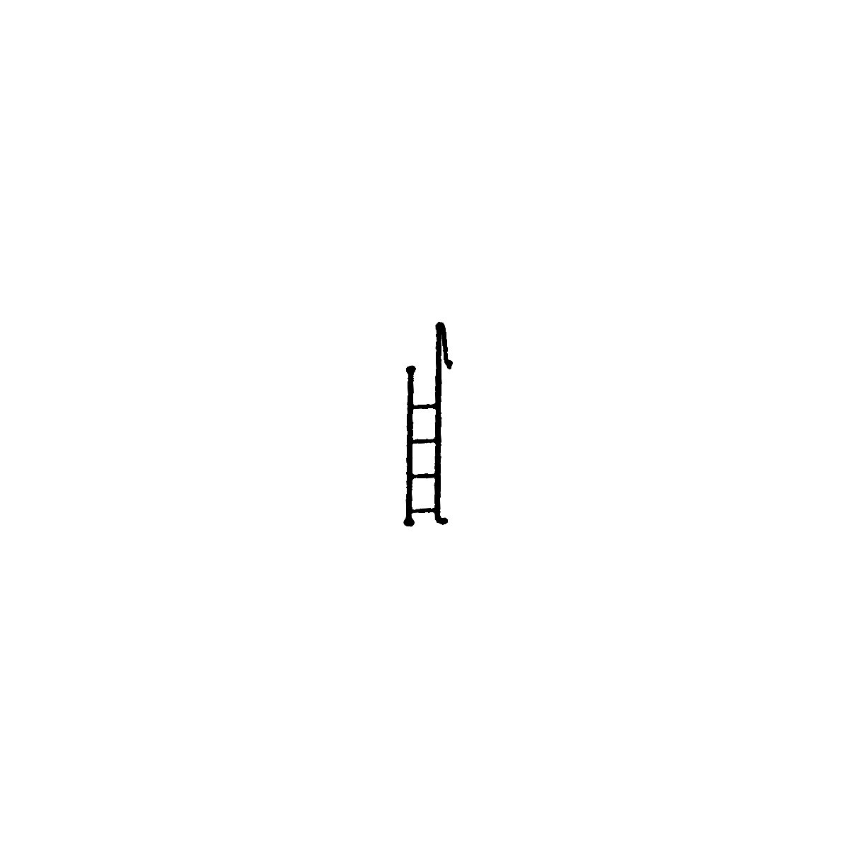 Pennsy Tender Ladder -- Short, HO, Custom Finishing 182