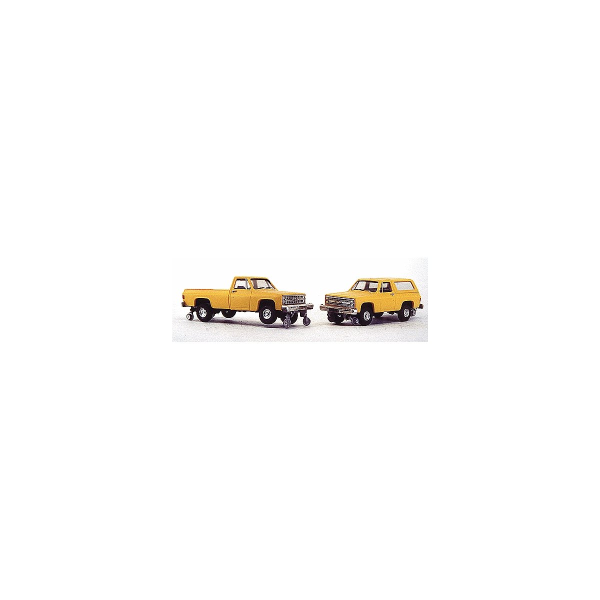Hy-Rail Wheels For Light-Duty Vehicles - Kit (unpainted metal) -- Guide wheels (Hy-Rail Conversi, HO, Custom Finishing 7009