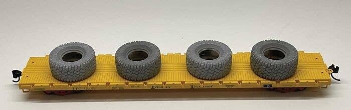 Earth Mover Tires - 3-D Printed Parts -- pkg(3), HO, Phoenix Precision Models 31631