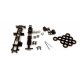 Kenworth-Peterbilt-GMC Long Chassis - Kit -- Unpainted Black, HO, Herpa Models 5485