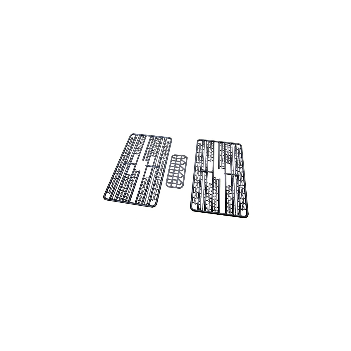 150′ Bridge Details (Unpainted Plastic) -- Lacing & Gusset Details, N, Central Valley 1813
