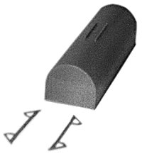 Coil Car Hoods pkg(6) -- Round, Revised, HO, State Tool & Die 1016