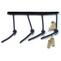22′ AAR Air Hoses - Molded Rubber -- With Brass Bracket 2 Pair, O, Hi-Tech Details 7500