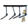 22′ AAR Air Hoses - Molded Rubber -- With Brass Bracket 2 Pair, O, Hi-Tech Details 7500