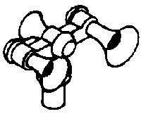 Nathan Diesel Air Horn (Brass Casting) -- 3-Chime M3, HO, Cal Scale 428