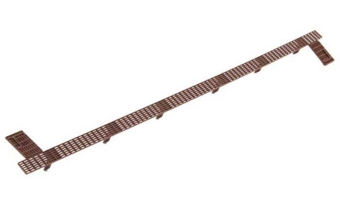 1073-C Cored-Thru Steel Roofwalk -- Fits 50′ Boxcars pkg(12), N, Micro Trains Line 49955911