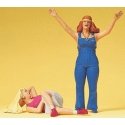 Pedestrians -- Young Women, G, Preiser Kg 45134