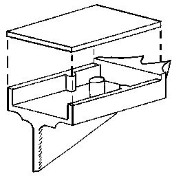 Front Coupler Pocket -- For Walthers Russell Snow Plow, HO, Custom Finishing 311