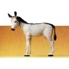Domestic Animal Figures, 1/24 - 1/25 Scale -- Standing Donkey, 1/25, Preiser Kg 47040