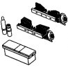 Hy-Rail Wheels -- For Trident Vehicles Set, HO, Details West 918
