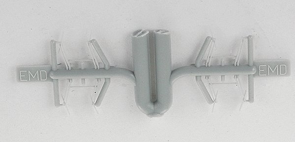 Windshield Wipers -- EMD Wide Cab pkg(4), HO, Detail Associates 2318