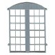 Roundhouse/Warehouse Windows w/Rounded Top Facia -- Scale 113 x 143′ 287 x 363cm pkg(3), HO, Grandt Line Products Inc 5307