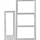 Doors -- Doors & Windows - Assorted, HO, Pikestuff 1203