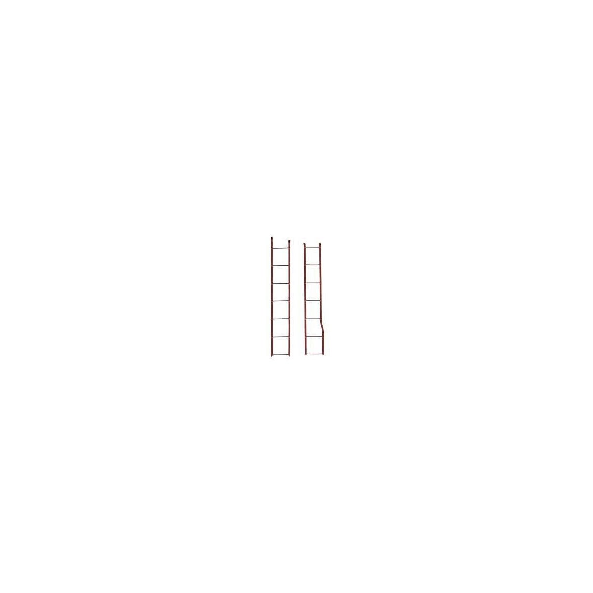 40′ PS-1 Boxcar Ladder Set -- (Boxcar Red) Includes Ends & Sides, HO, Kadee Quality Products 2102