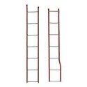 40′ PS-1 Boxcar Ladder Set -- (Boxcar Red) Includes Ends & Sides, HO, Kadee Quality Products 2102
