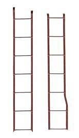 40′ PS-1 Boxcar Ladder Set -- (Boxcar Red) Includes Ends & Sides, HO, Kadee Quality Products 2102