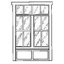 Large window 2/, HO, Alexander Scale 2508