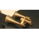 Lost Wax Brass Castings -- Leslie RS3R3 3-Chime Air Horn, HO, Cal Scale 629