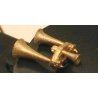 Lost Wax Brass Castings -- Leslie RS3R3 3-Chime Air Horn, HO, Cal Scale 629