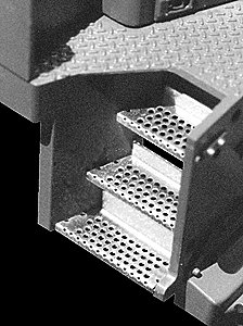 Engine Step Set (Photo-Etched Brass) -- For Kato GP35s - All Phases, HO, Cannon & Company 2004