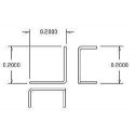 Grab Irons (.012′ Wire) -- Roof Corner Grabs pkg(12), HO, Cal Scale 510