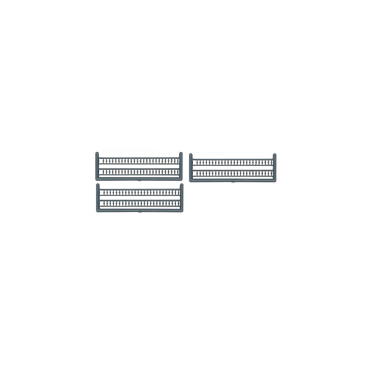 Spool Railing pkg(6) Scale 16` Long x 16` Tall, HO, Tichy Train Group 8099
