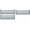 Spool Railing pkg(6) Scale 16` Long x 16` Tall, HO, Tichy Train Group 8099