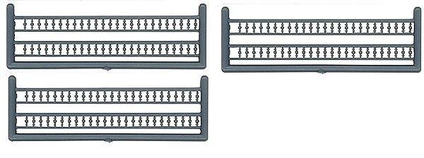 Spool Railing pkg(6) Scale 16` Long x 16` Tall, HO, Tichy Train Group 8099
